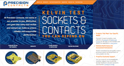 Desktop Screenshot of precisioncontacts.com